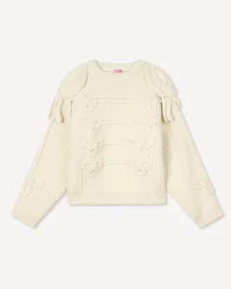 Maglione da pescatore in lana e alpaca
