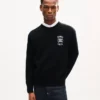 Maglione in cotone con ricamo “Kenzo Paris Emblem” Maglione in cotone con ricamo “Kenzo Paris Emblem”