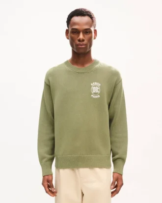 Maglione in cotone con ricamo “Kenzo Paris Emblem” Maglione in cotone con ricamo “Kenzo Paris Emblem”