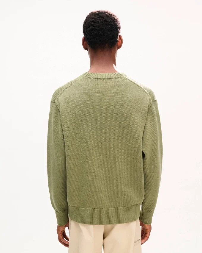 Maglione in cotone con ricamo “Kenzo Paris Emblem” Maglione in cotone con ricamo “Kenzo Paris Emblem”