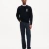 Maglione in cotone con ricamo “Kenzo Paris Emblem” Maglione in cotone con ricamo “Kenzo Paris Emblem”