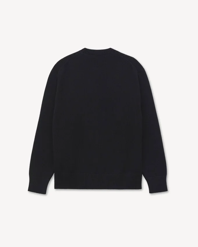 Maglione in cotone con ricamo “Kenzo Paris Emblem” Maglione in cotone con ricamo “Kenzo Paris Emblem”