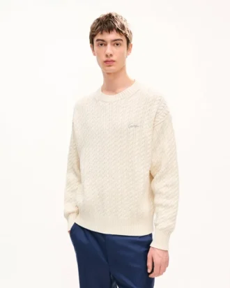 Maglione in maglia con ricamo “Kenzo Signature”