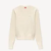 Maglione in maglia larga ricamato “Kenzo Signature” in misto cotone e lana Maglione in maglia larga ricamato “Kenzo Signature” in misto cotone e lana