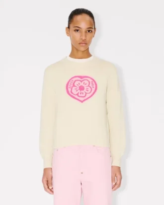 Maglione “Kenzo Boke Heart” in misto cotone e lana