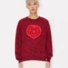 Maglione “Kenzo Boke Heart” in misto cotone e lana
