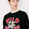 Maglione “Kenzo Wild Tiger” in misto lana e cotone Maglione “Kenzo Wild Tiger” in misto lana e cotone