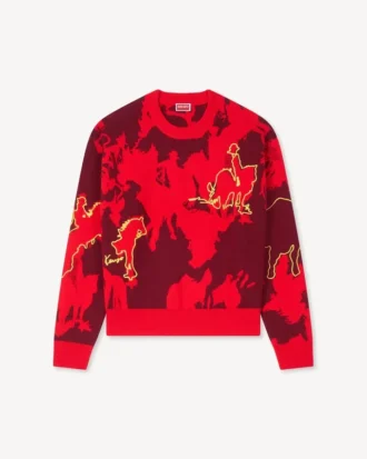 Maglione “Lunar New Year” in misto cotone e lana