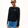 Maglione ricamato “Kenzo Tulip” in cotone spugnoso