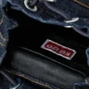 Mini zaino “Kenzo Five Pockets” in twill effetto denim Mini zaino “Kenzo Five Pockets” in twill effetto denim