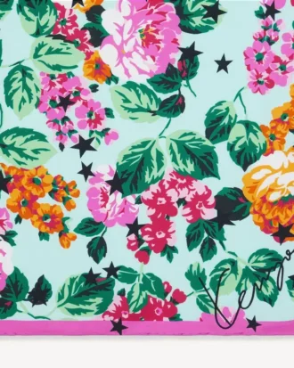 Paglietta “Kenzo Floral” in seta