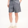 Pantaloncini dritti “Kenzo Tulip” in cotone e lino Pantaloncini dritti “Kenzo Tulip” in cotone e lino