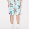 Pantaloncini elasticizzati “Kenzo Cartoon” in cotone seersucker Pantaloncini elasticizzati “Kenzo Cartoon” in cotone seersucker