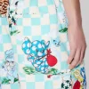 Pantaloncini elasticizzati “Kenzo Cartoon” in cotone seersucker Pantaloncini elasticizzati “Kenzo Cartoon” in cotone seersucker