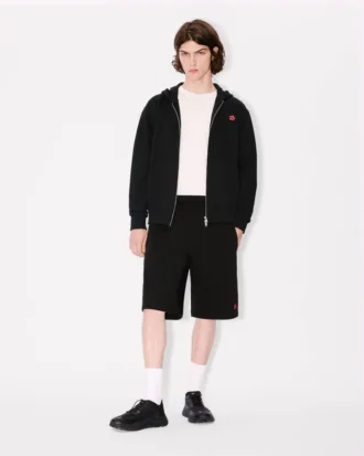 Pantaloncini in cotone con ricamo “Boke Flower”
