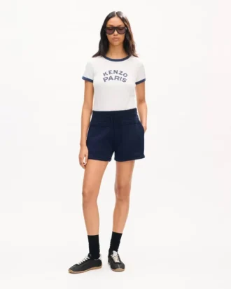 Pantaloncini “Kenzo Signature” in misto cotone e lana