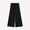 Pantaloni a gamba larga in lana vergine Pantaloni a gamba larga in lana vergine