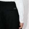 Pantaloni a gamba larga in lana vergine Pantaloni a gamba larga in lana vergine