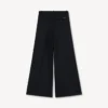 Pantaloni a gamba larga in lana vergine Pantaloni a gamba larga in lana vergine