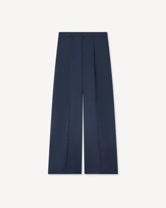 Pantaloni a gamba larga “Kenzo Weave” in jacquard di lana