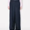 Pantaloni a gamba larga “Kenzo Weave” in jacquard di lana Pantaloni a gamba larga “Kenzo Weave” in jacquard di lana