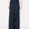 Pantaloni a gamba larga “Kenzo Weave” in jacquard di lana Pantaloni a gamba larga “Kenzo Weave” in jacquard di lana