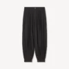 Pantaloni a palloncino con pieghe in cotone e canapa Pantaloni a palloncino con pieghe in cotone e canapa