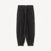 Pantaloni a palloncino con pieghe in cotone e canapa Pantaloni a palloncino con pieghe in cotone e canapa