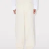 Pantaloni a pieghe in lana vergine Pantaloni a pieghe in lana vergine