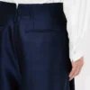 Pantaloni a pieghe in lana vergine e seta Pantaloni a pieghe in lana vergine e seta