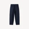 Pantaloni a pieghe in lana vergine e seta Pantaloni a pieghe in lana vergine e seta