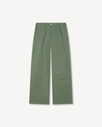 Pantaloni chino a doppio ginocchio in cotone