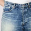 Pantaloni corti a gamba dritta in denim giapponese Pantaloni corti a gamba dritta in denim giapponese