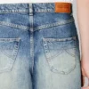 Pantaloni corti a gamba dritta in denim giapponese Pantaloni corti a gamba dritta in denim giapponese
