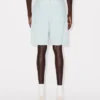 Pantaloni corti dritti in chambray stone bleach Pantaloni corti dritti in chambray stone bleach