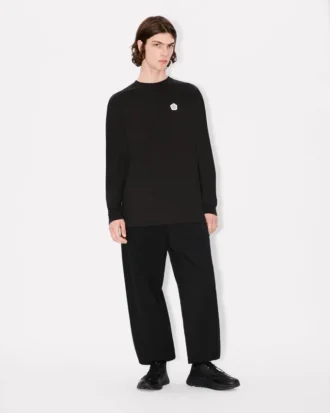 Pantaloni da jogging dritti in cotone con ricamo ‘Boke Flower 2.0’