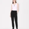 Pantaloni da jogging in cotone con ricamo “Boke Flower” Pantaloni da jogging in cotone con ricamo “Boke Flower”