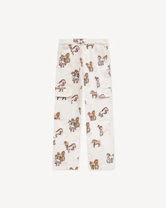 Pantaloni dritti “Capodanno lunare”