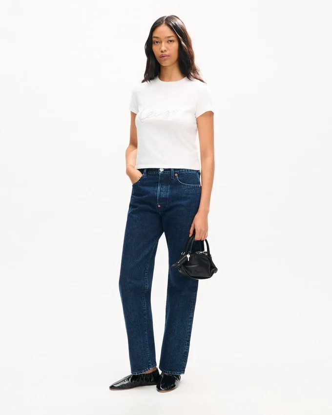 Pantaloni dritti ‘Kenzo Signature’ in denim giapponese Pantaloni dritti ‘Kenzo Signature’ in denim giapponese