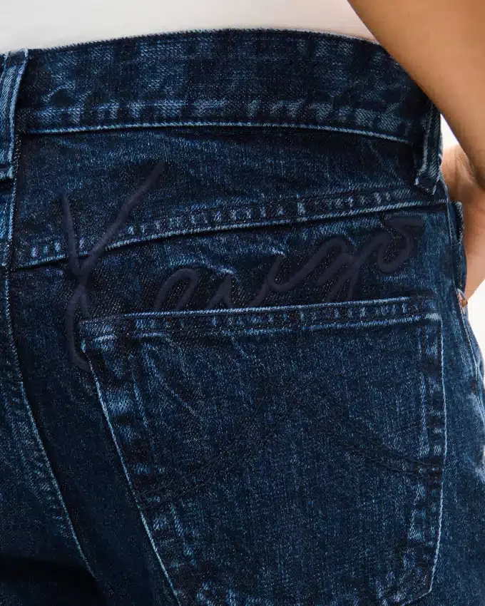 Pantaloni dritti ‘Kenzo Signature’ in denim giapponese Pantaloni dritti ‘Kenzo Signature’ in denim giapponese