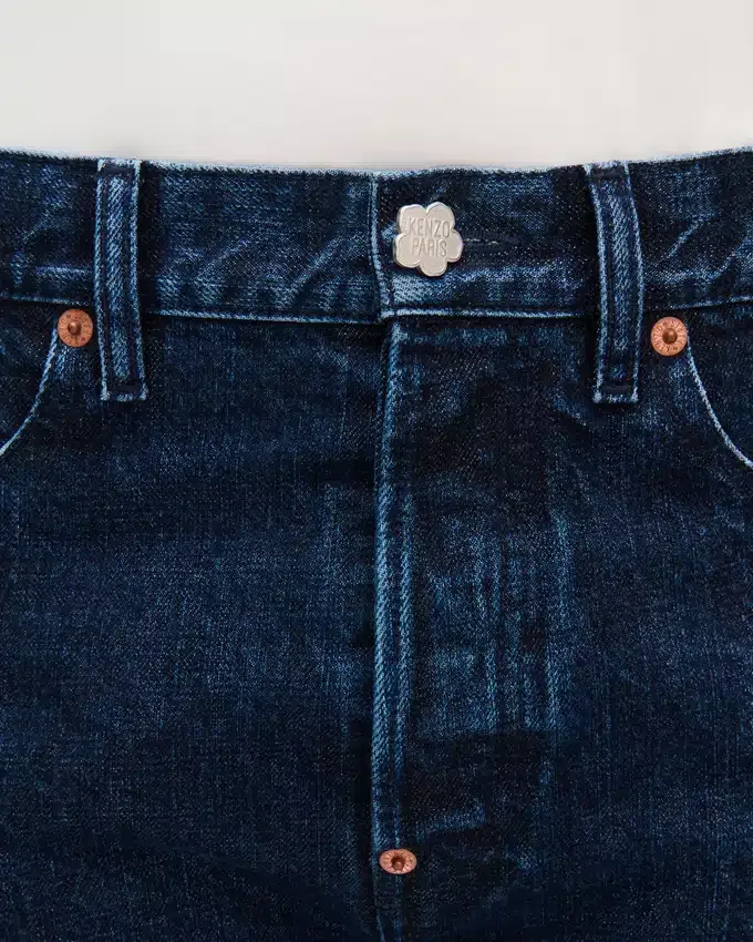 Pantaloni dritti ‘Kenzo Signature’ in denim giapponese Pantaloni dritti ‘Kenzo Signature’ in denim giapponese
