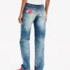 Pantaloni dritti “Kenzo Tulip” in denim giapponese Pantaloni dritti “Kenzo Tulip” in denim giapponese