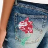 Pantaloni dritti “Kenzo Tulip” in denim giapponese Pantaloni dritti “Kenzo Tulip” in denim giapponese