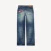 Pantaloni dritti “Kenzo Tulip” in denim giapponese Pantaloni dritti “Kenzo Tulip” in denim giapponese