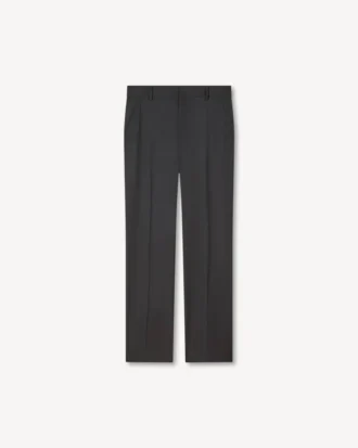 Pantaloni dritti sartoriali in lana vergine Pantaloni dritti sartoriali in lana vergine