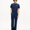 Pantaloni dritti sartoriali in lana vergine Pantaloni dritti sartoriali in lana vergine