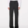 Pantaloni dritti sartoriali in lana vergine Pantaloni dritti sartoriali in lana vergine