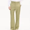Pantaloni dritti sartoriali in lana vergine Pantaloni dritti sartoriali in lana vergine