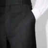 Pantaloni dritti sartoriali in lana vergine Pantaloni dritti sartoriali in lana vergine
