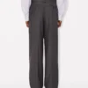 Pantaloni dritti sartoriali Kenzo Weave’ in jacquard di lana Pantaloni dritti sartoriali Kenzo Weave’ in jacquard di lana